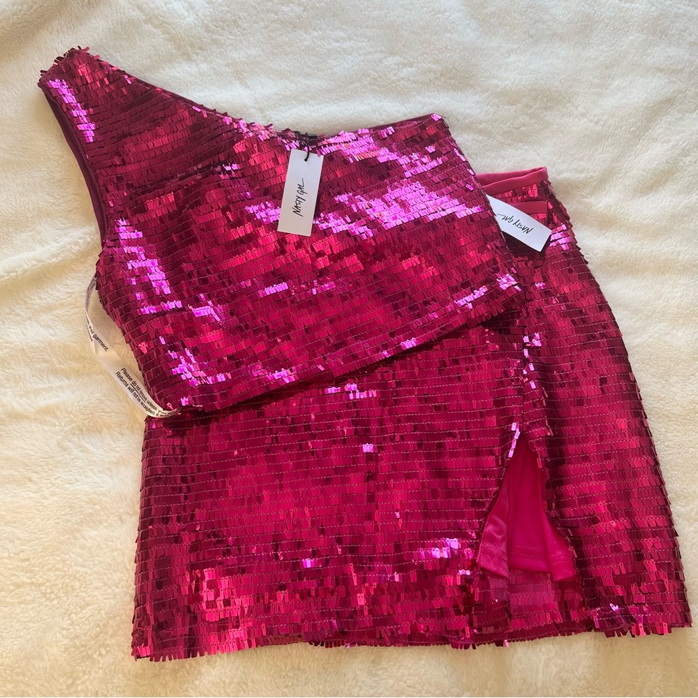 Nasty Gal Sequin Set